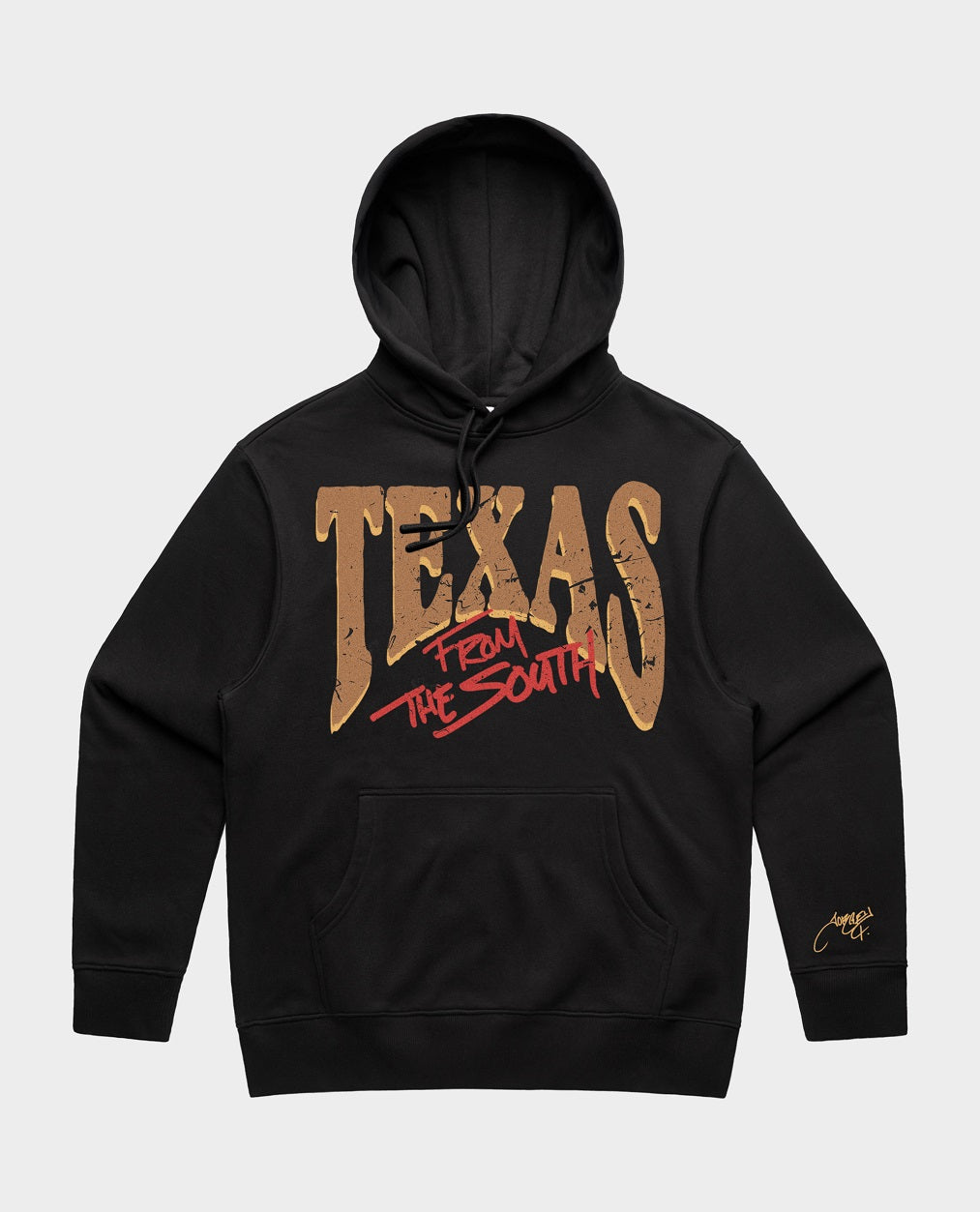 Texas Southern Tigers FISLL Puff Print Sliced Pullover Hoodie - Black